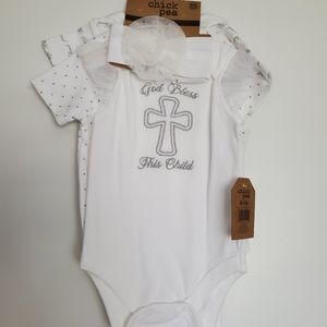 3 piece onesies set